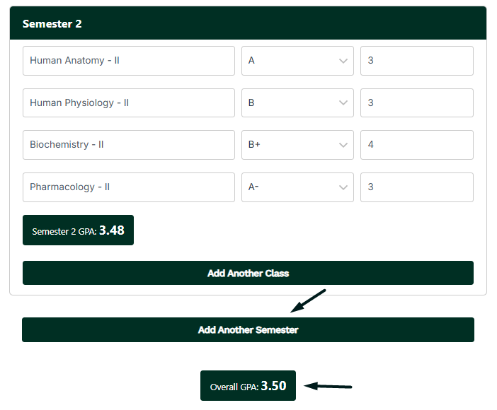 Cumulative GPA Or Overall GPA - Step 4